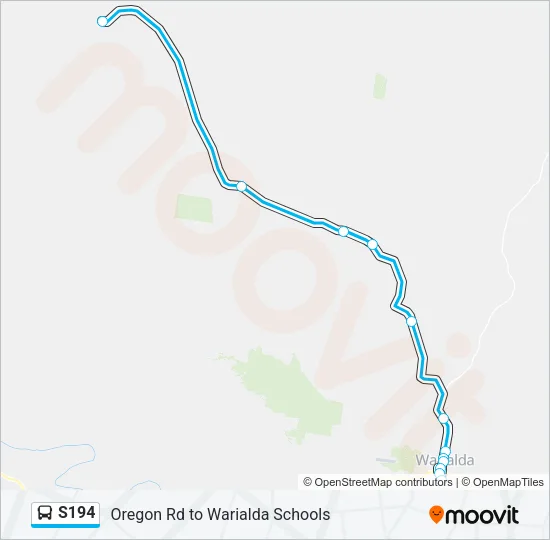 S194 Bus Line Map