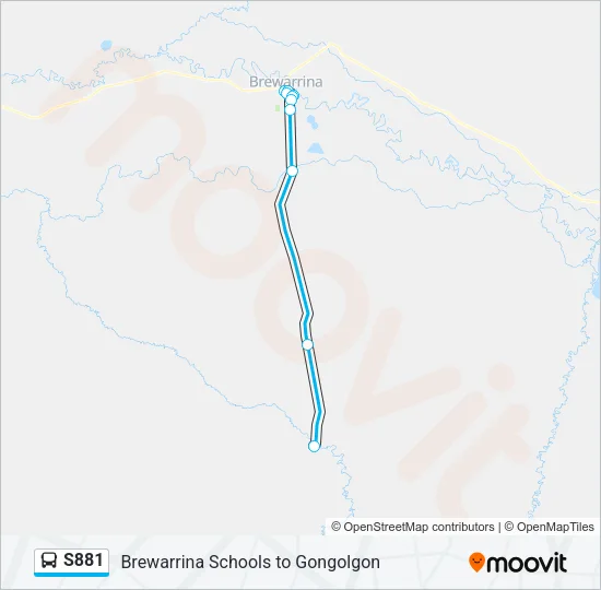 S881 Bus Line Map