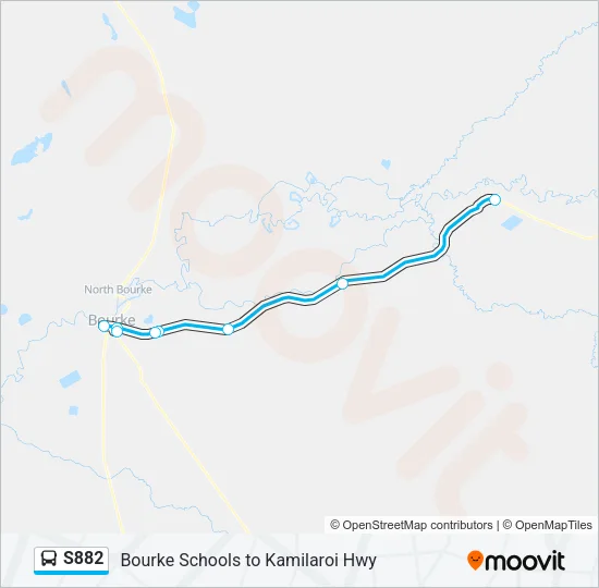 S882 Bus Line Map