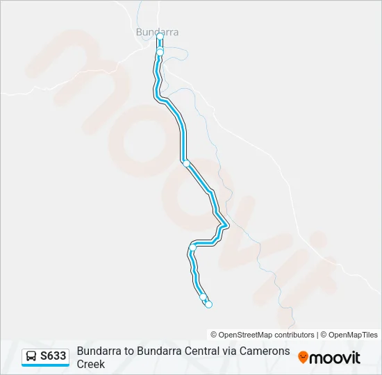 S633 Bus Line Map
