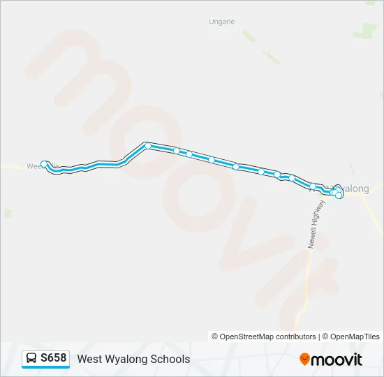 S658 Bus Line Map