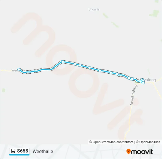 S658 Bus Line Map