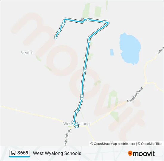S659 Bus Line Map