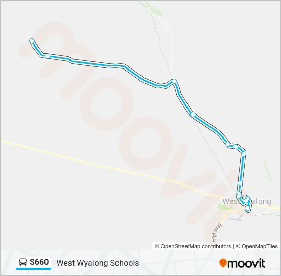 S660 Bus Line Map