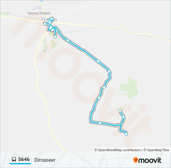 S646 Bus Line Map