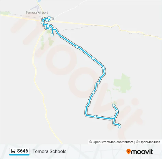 S646 Bus Line Map