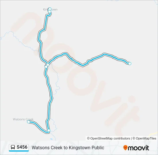 S456 Bus Line Map