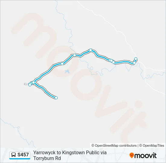 S457 Bus Line Map