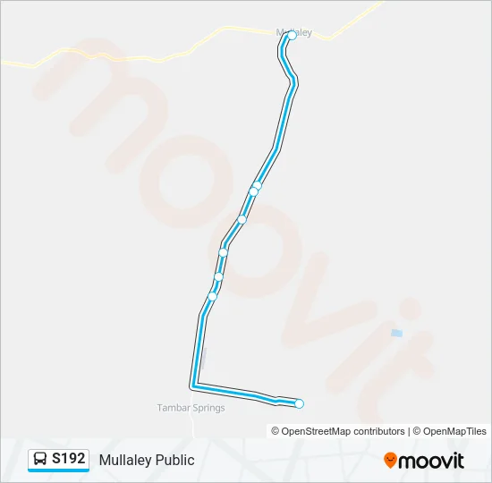 S192 Bus Line Map