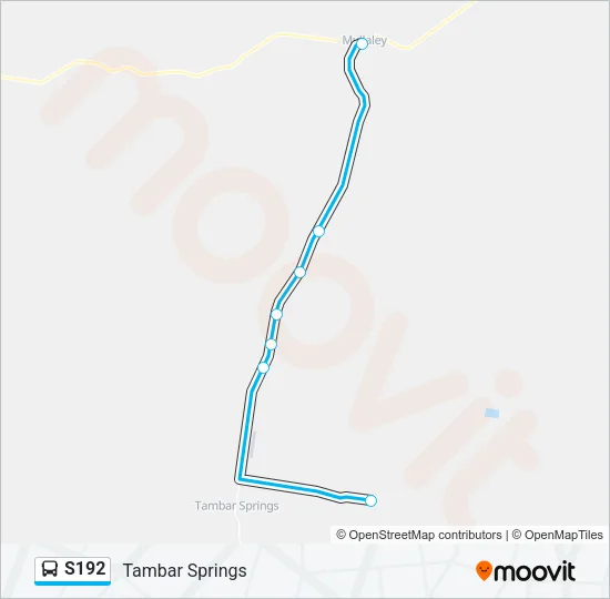 S192 Bus Line Map