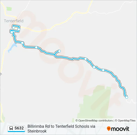 S632 Bus Line Map
