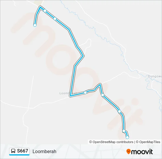 S667 Bus Line Map