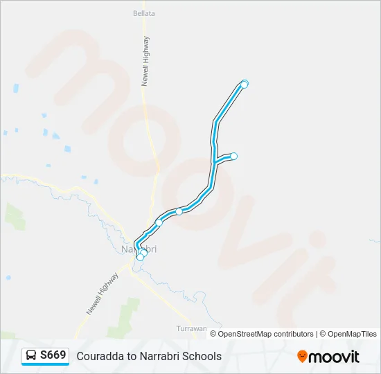 S669 Bus Line Map