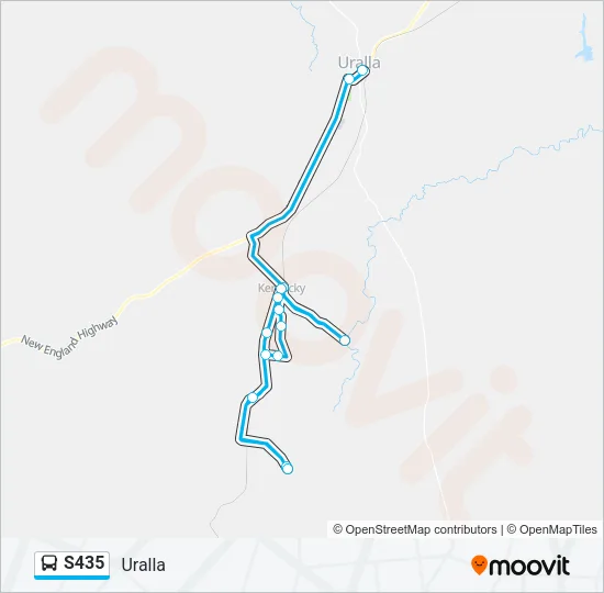 S435 Bus Line Map
