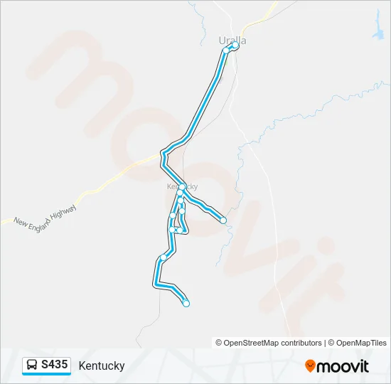 S435 Bus Line Map