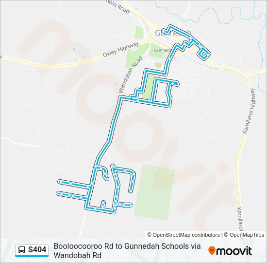 S404 Bus Line Map