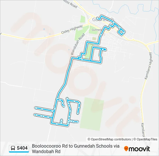 S404 Route: Schedules, Stops & Maps - Gunnedah Schools (Updated)