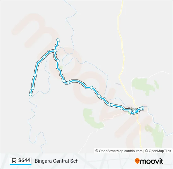 S644 Bus Line Map