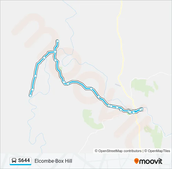 S644 Bus Line Map