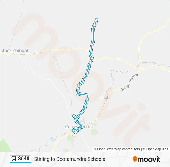 Mapa de S648 de 