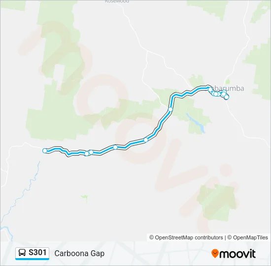 S301 Bus Line Map