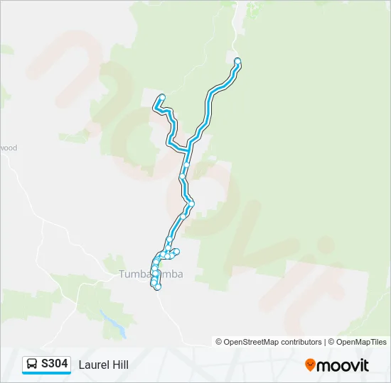 S304 Bus Line Map
