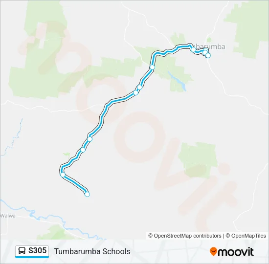 S305 Bus Line Map