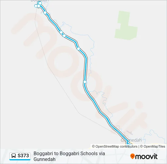 S373 Bus Line Map