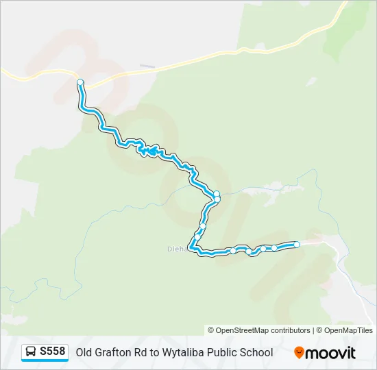S558 Bus Line Map