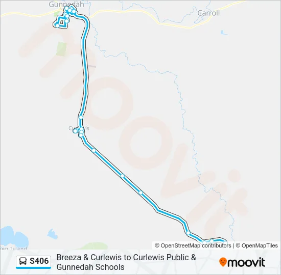 S406 Bus Line Map