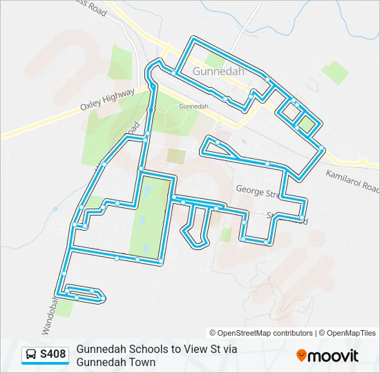 S408 Bus Line Map