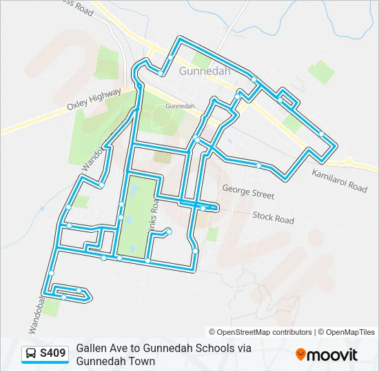 S409 Bus Line Map