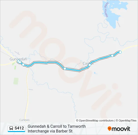 S412 Bus Line Map