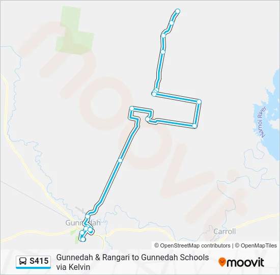 415 Bus S415 Route: Schedules, Stops & Maps - Gunnedah Schools (Updated)