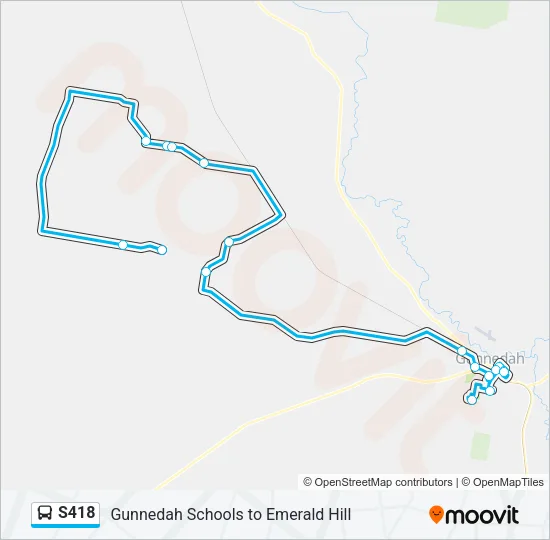 S418 Bus Line Map