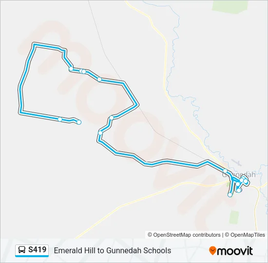 S419 Bus Line Map