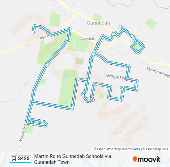 S420 Bus Line Map