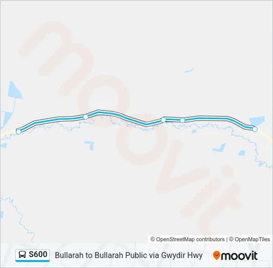 S600 Bus Line Map