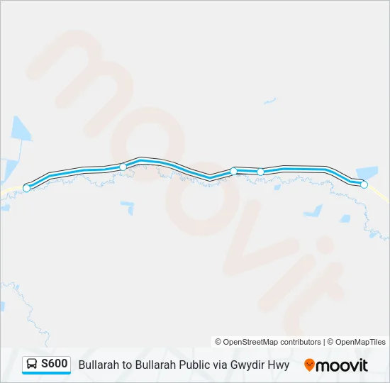 S600 Bus Line Map
