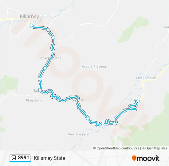Mapa de S991 de 