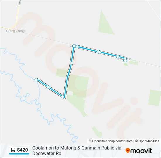 S420 Bus Line Map
