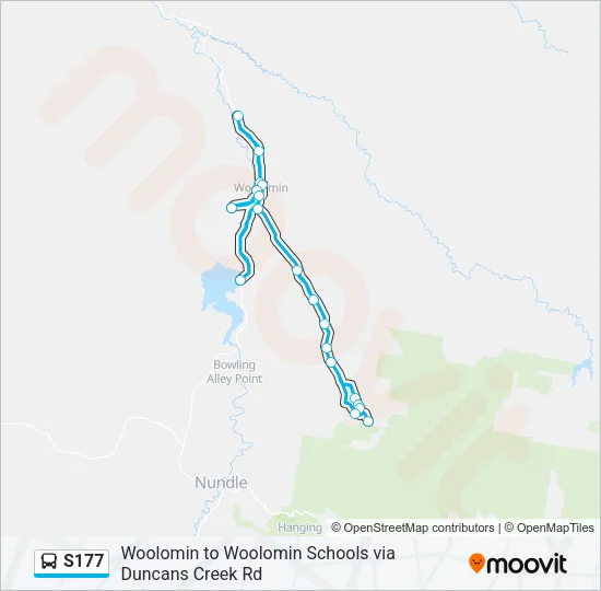 S177 Bus Line Map