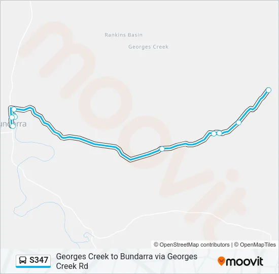 S347 Bus Line Map
