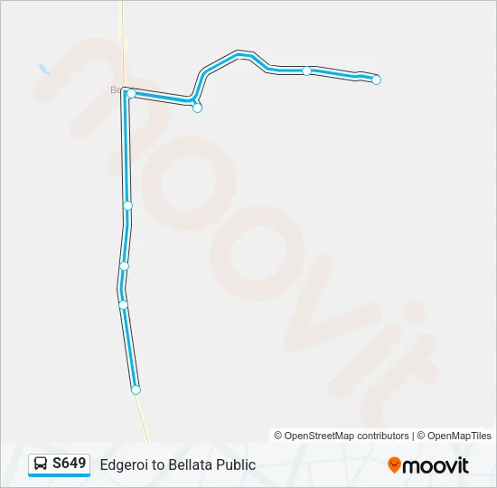 S649 Bus Line Map