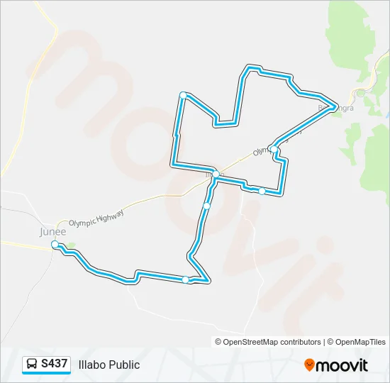 S437 Bus Line Map