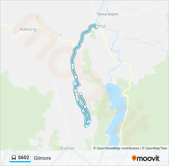 S602 Bus Line Map