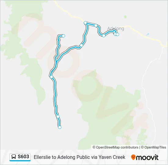 S603 Route: Schedules, Stops & Maps - Adelong Public (Updated)