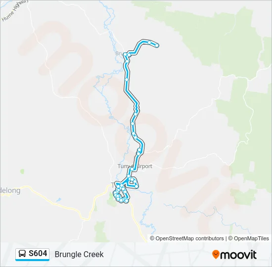 S604 Bus Line Map
