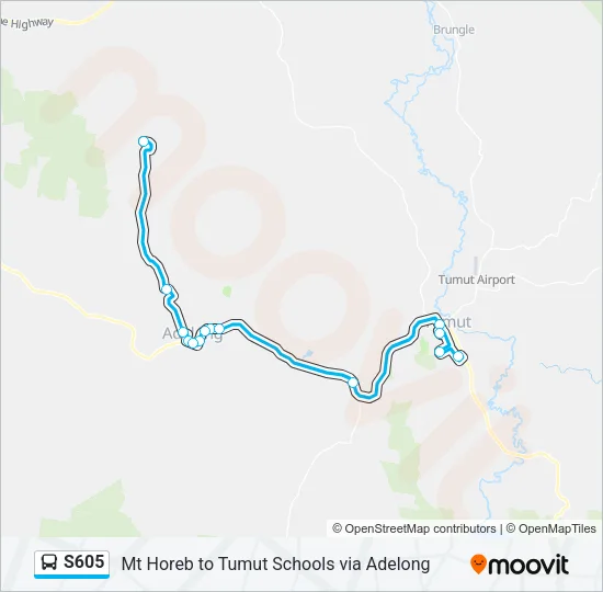 S605 Bus Line Map