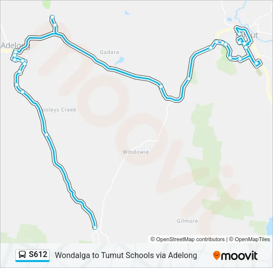 S612 Bus Line Map